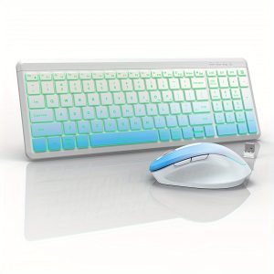 Rechargeable Wireless wireless Silent Keyboard And Mouse Set Backlit Office Notebook Desktop Computer External Keyboard Mouse